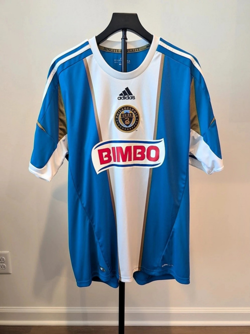 adidas Philadelphia Union 2012-2013 Away Jersey Blue & White XL